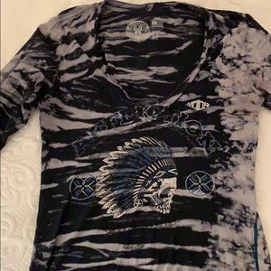 3/4 sleeve affliction shirt
